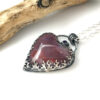 SOLD Heart Necklace - New Mexico Agate - Image 3