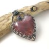 SOLD Heart Necklace - New Mexico Agate