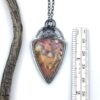 SOLD Flower Necklace - Feather Ridge Agate - Image 4