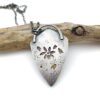 SOLD Flower Necklace - Feather Ridge Agate - Image 3