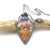 SOLD Flower Necklace - Feather Ridge Agate - Image 2